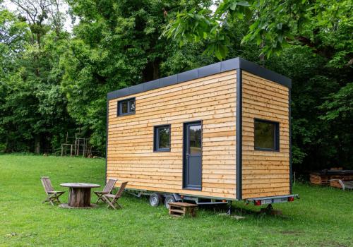 Face sud et est de la Tiny House d’Aurelie