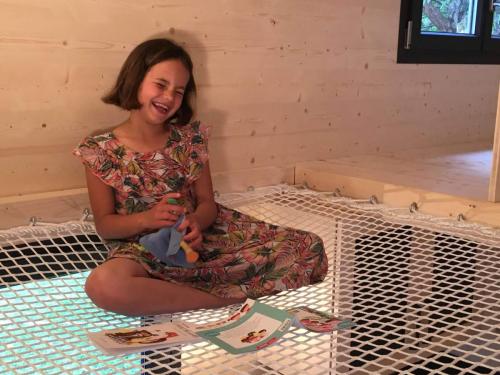 Le filet de catamaran, un coin détente